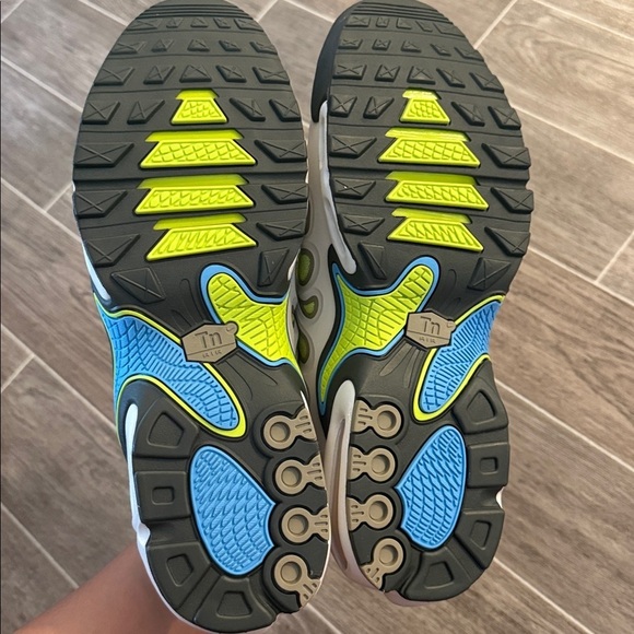 Nike Air Max Plus with Blue and Green Accents